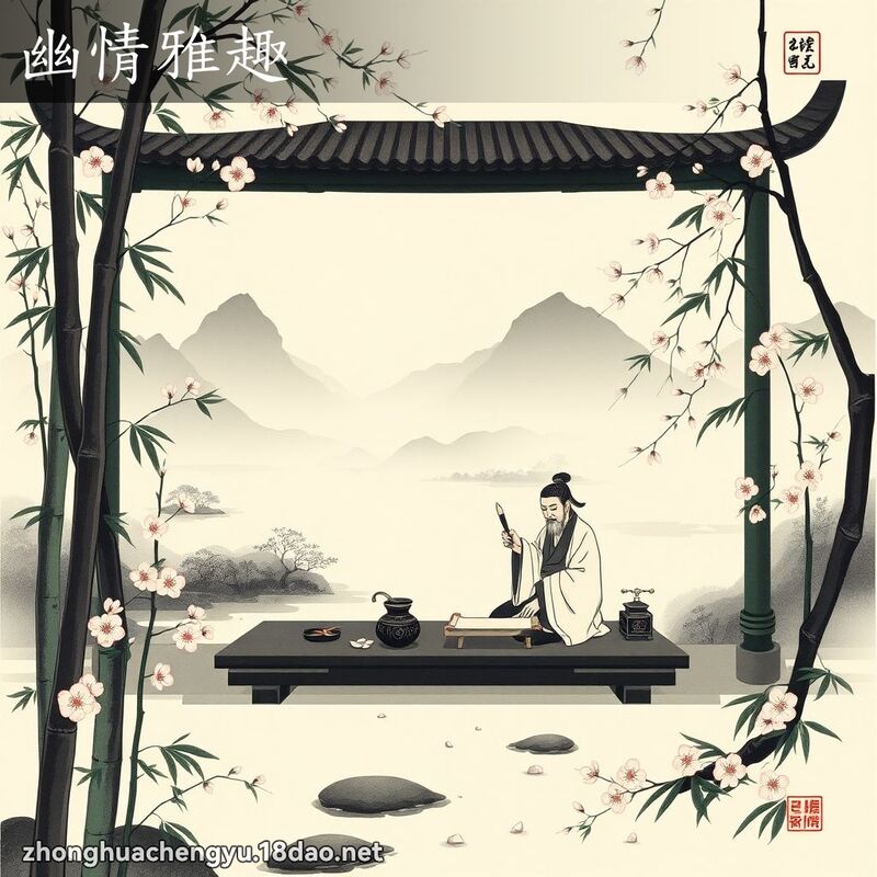 幽情雅趣 配图