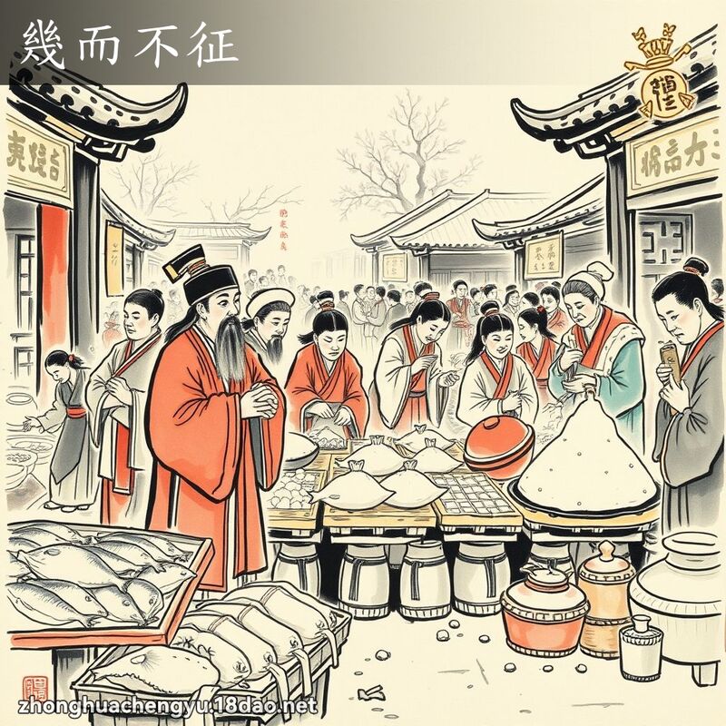 幾而不征 配图