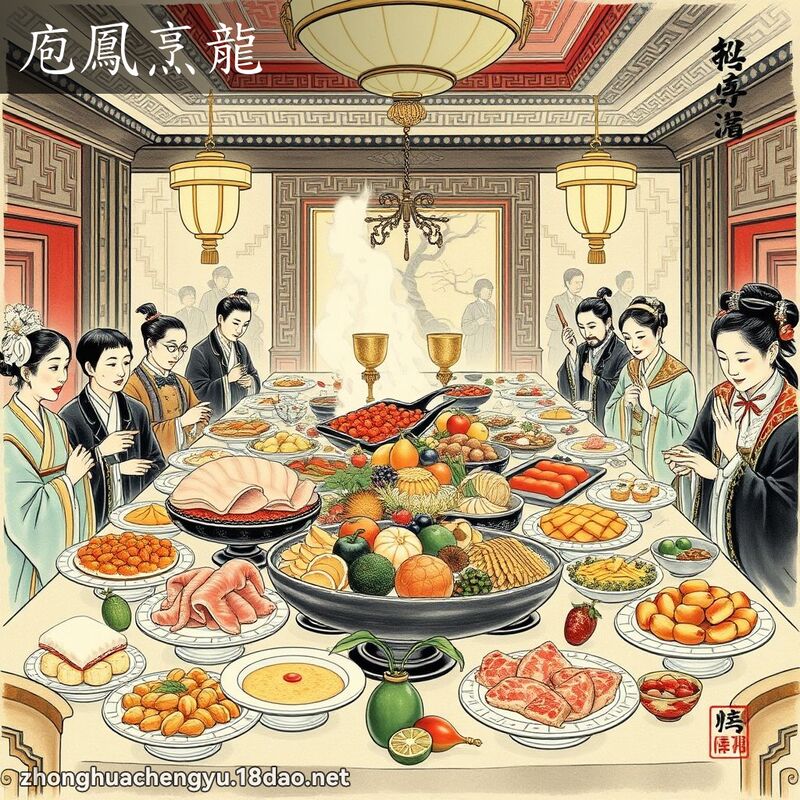 庖鳳烹龍 配图