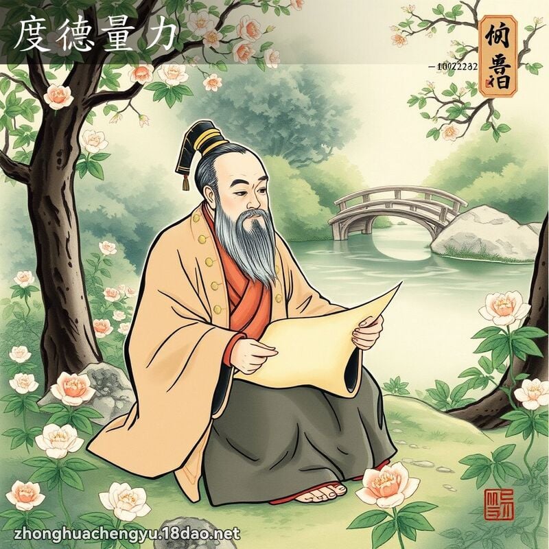 度德量力 - 中華成語配圖