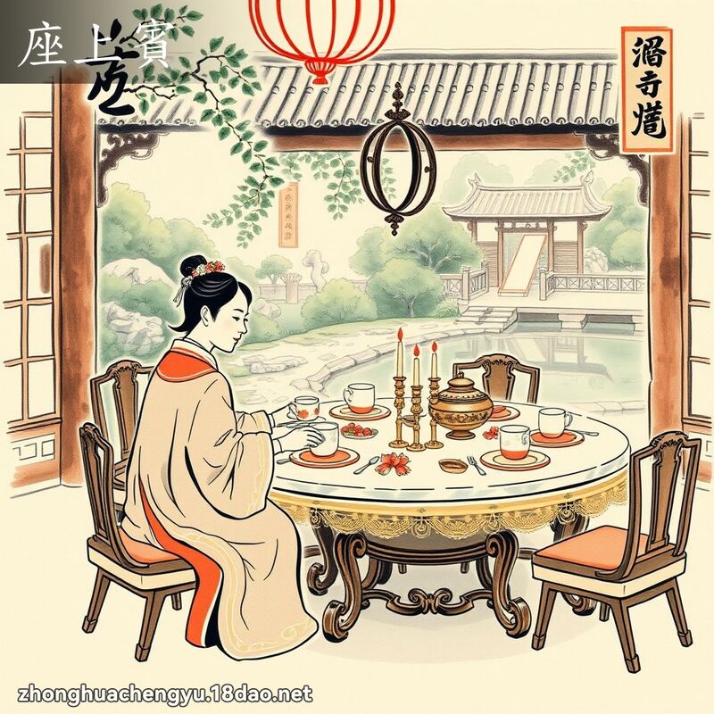座上賓 - 中華成語配圖