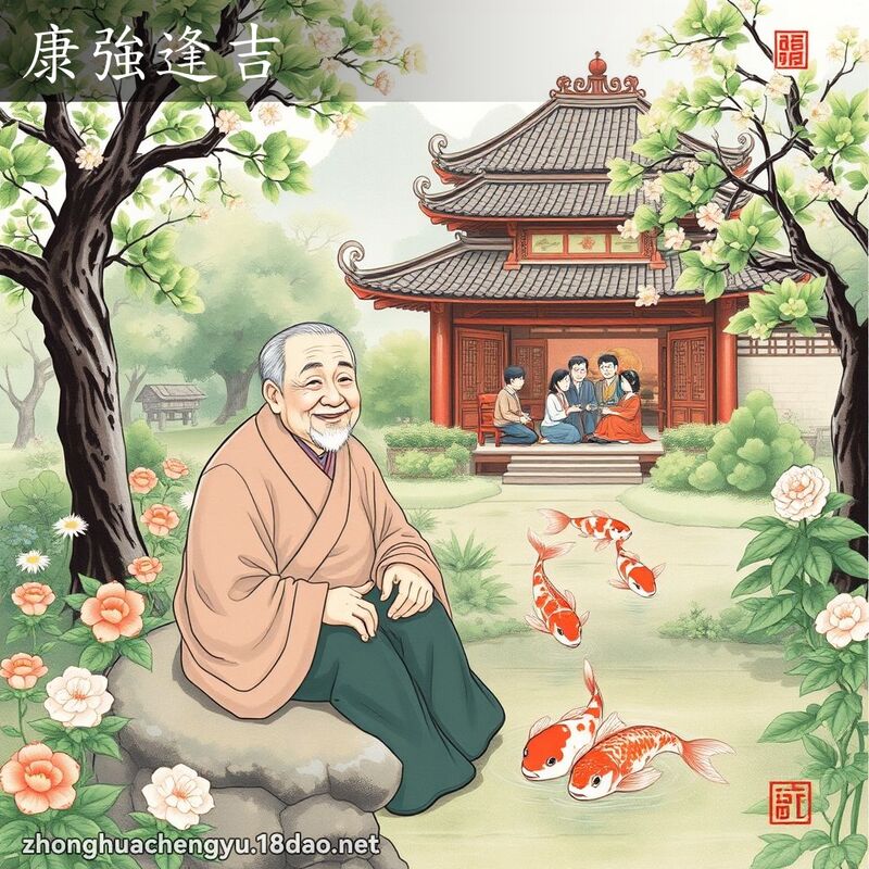 康強逢吉 配图