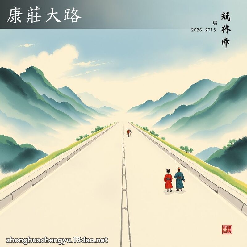 康莊大路 配图