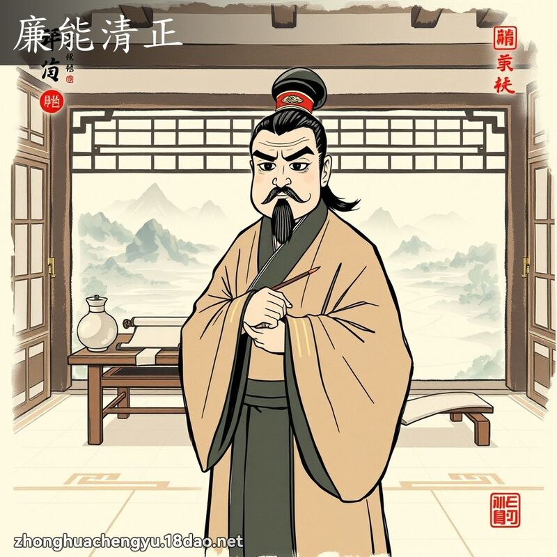 廉能清正 配图