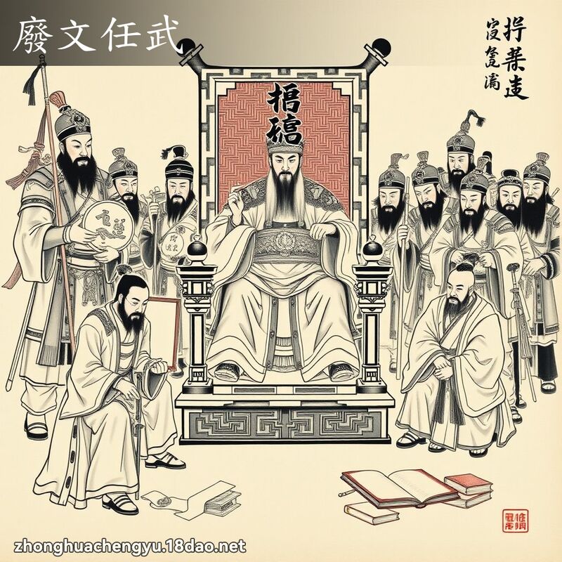 廢文任武 配图