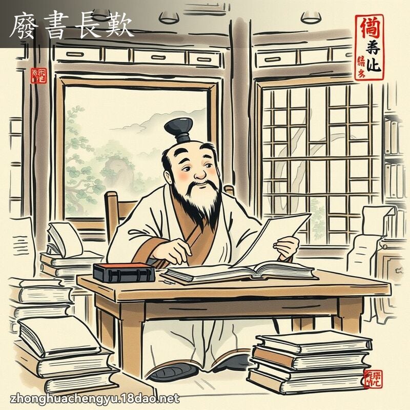 廢書長歎 配图