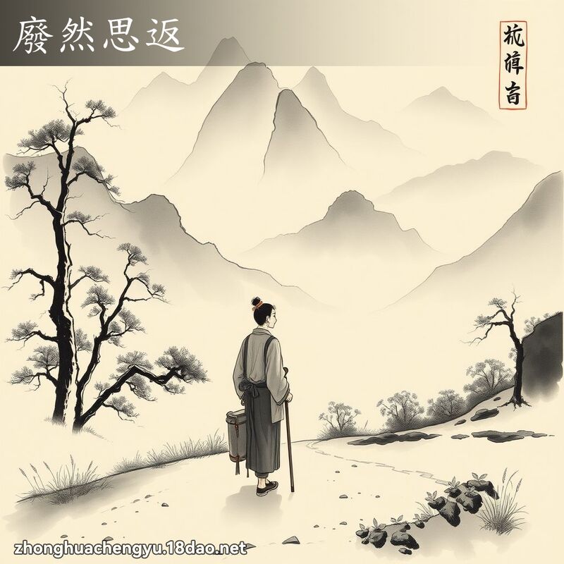 廢然思返 配图