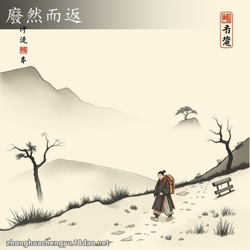 廢然而返 配图