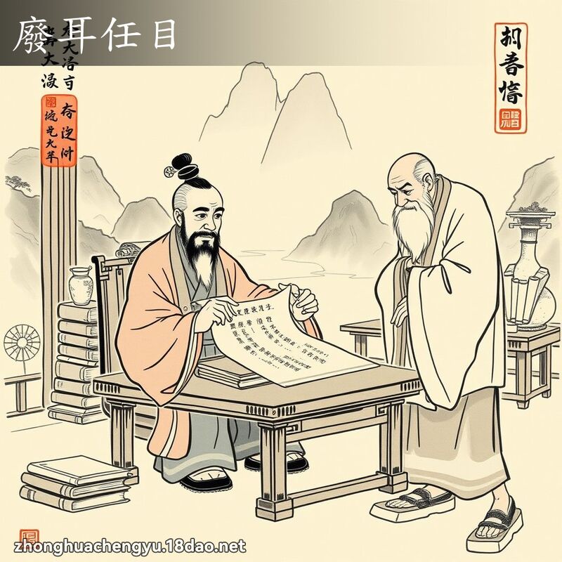 廢耳任目 配图