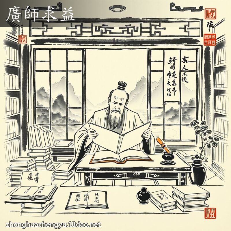 廣師求益 配图