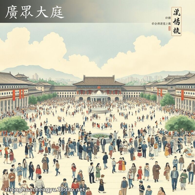 廣眾大庭 配图