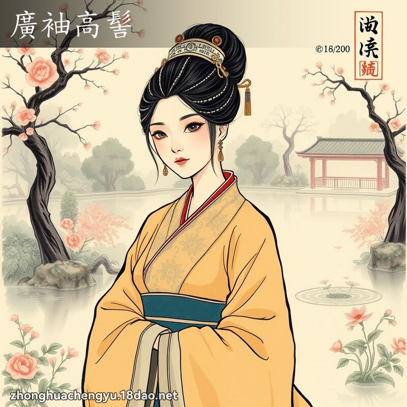 廣袖高髻 配图