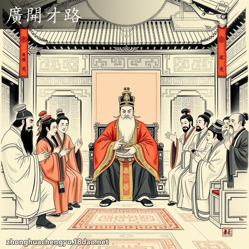 廣開才路 配图