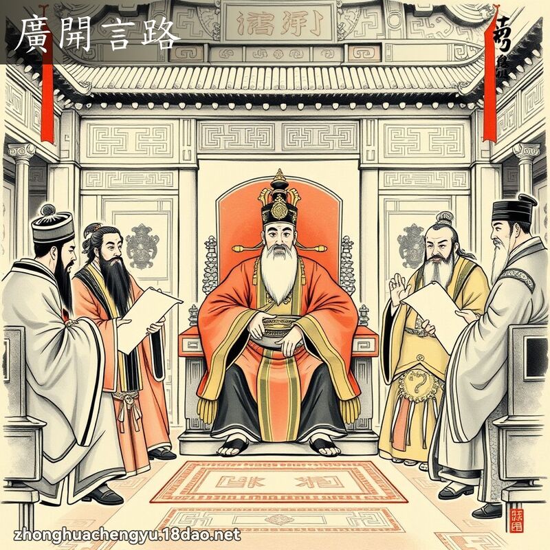 廣開言路 配图