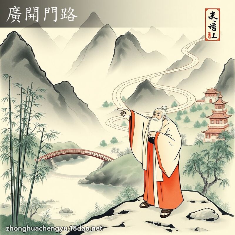 廣開門路 配图