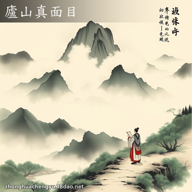 庐山真面目 - 中华成语配图