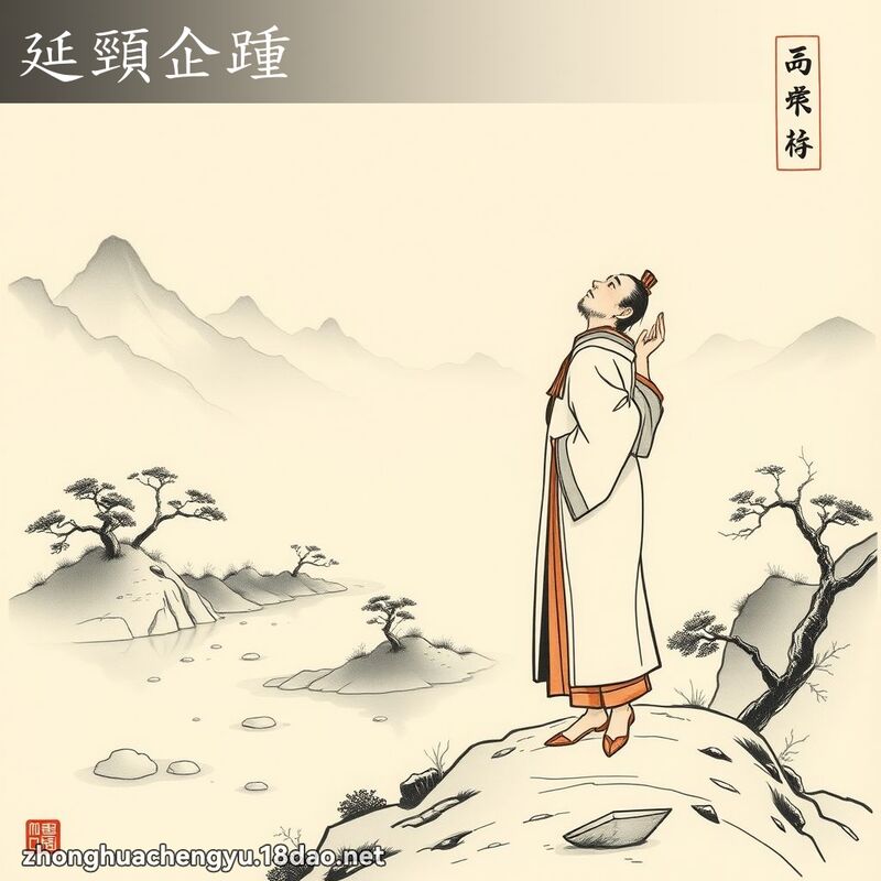 延頸企踵 配图