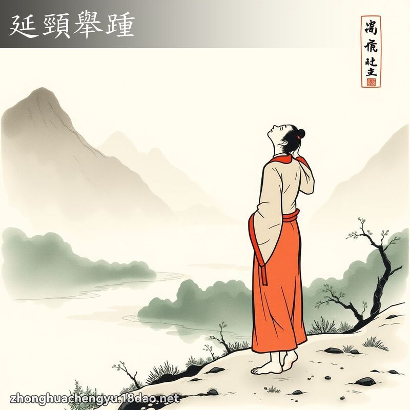 延頸舉踵 配图