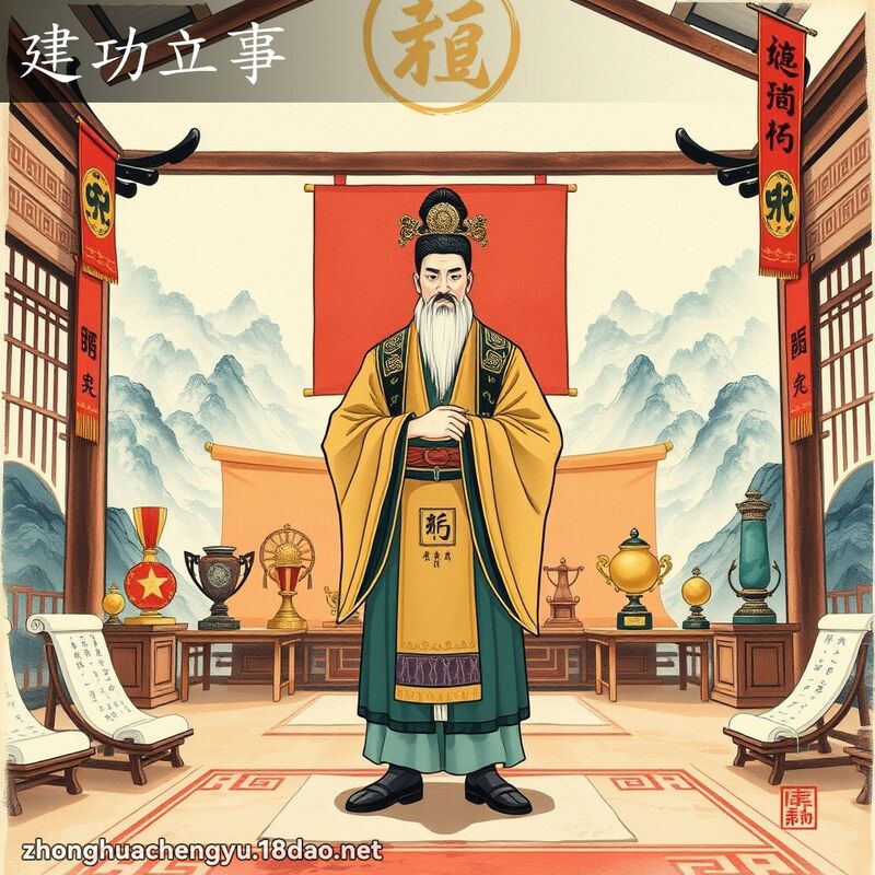 建功立事 配图