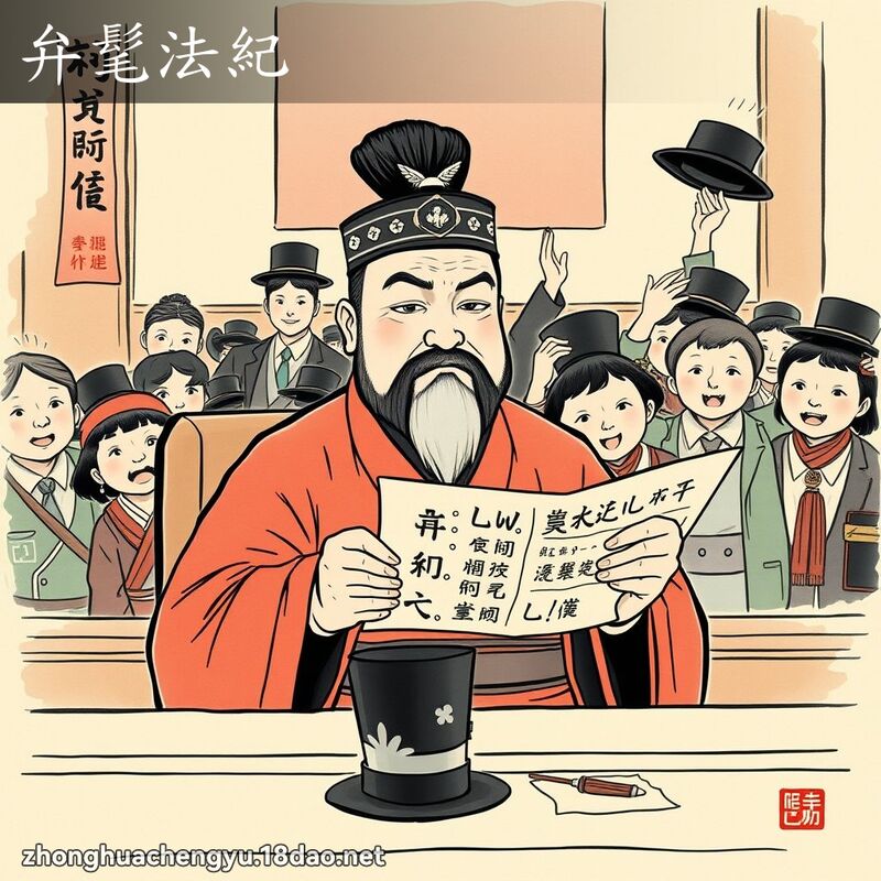 弁髦法紀 配图