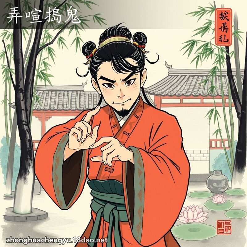 弄喧搗鬼 配图