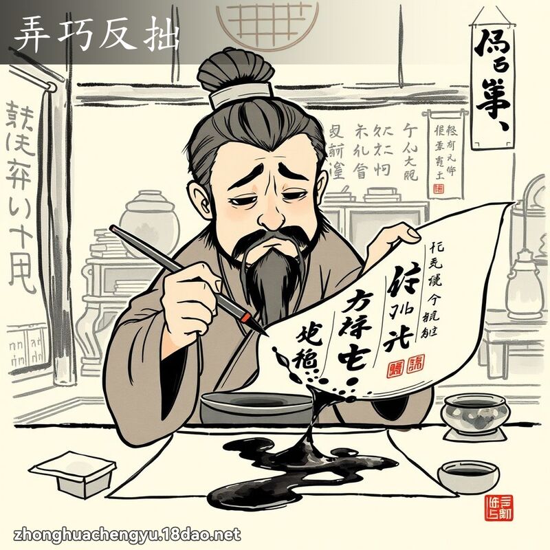 弄巧反拙 配图