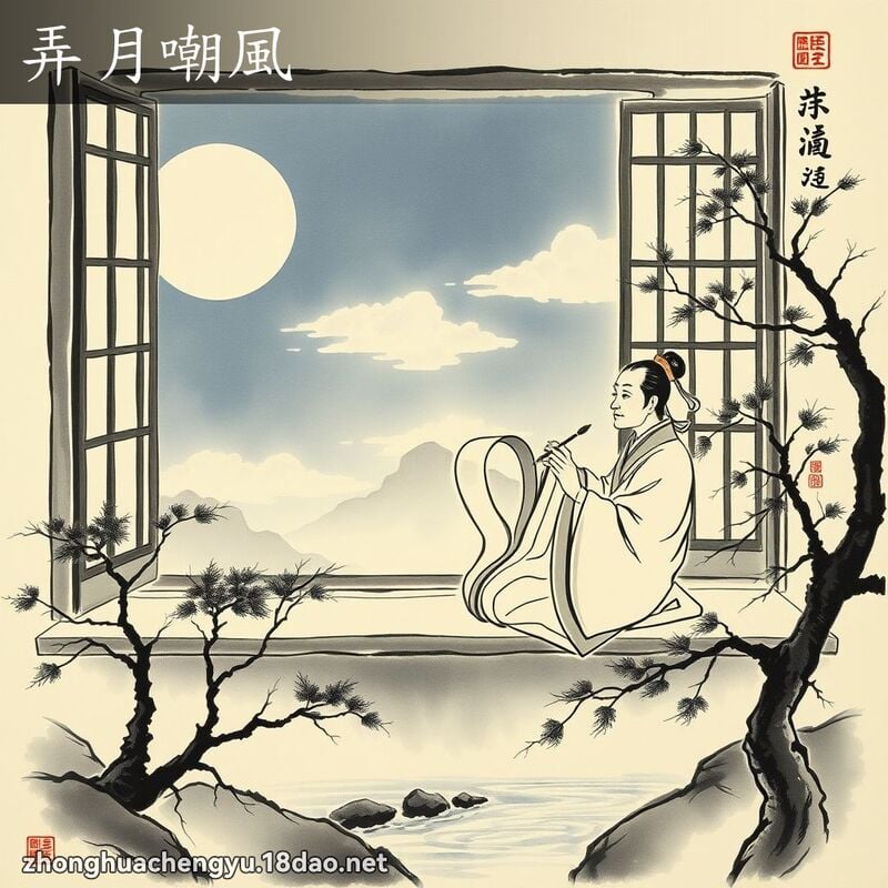 弄月嘲風 配图