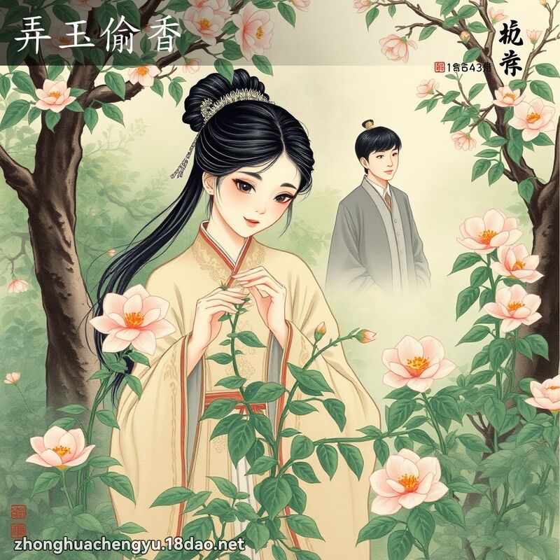 弄玉偷香 配图
