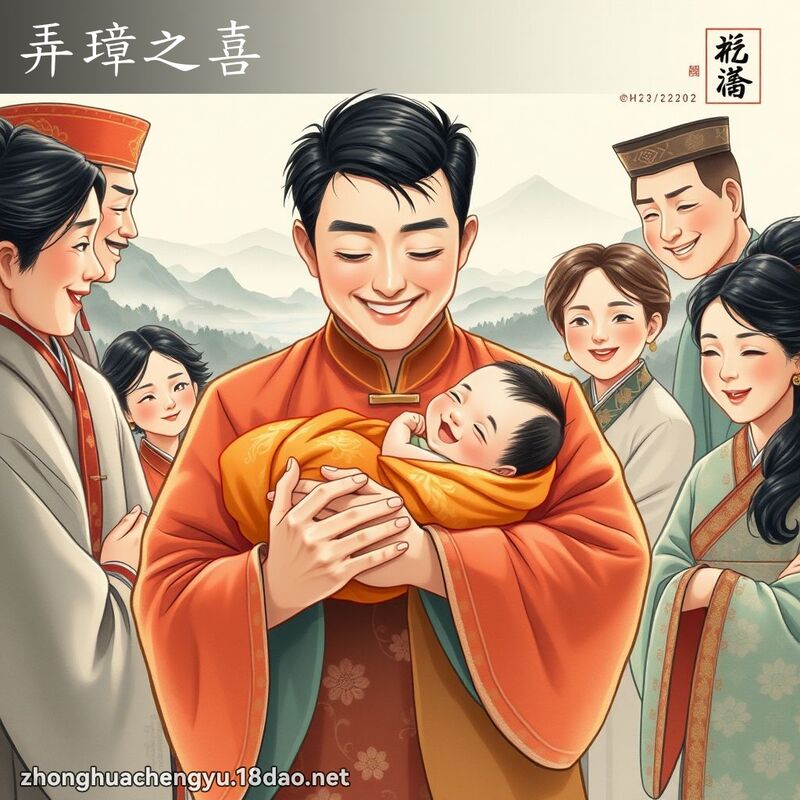 弄璋之喜 配图