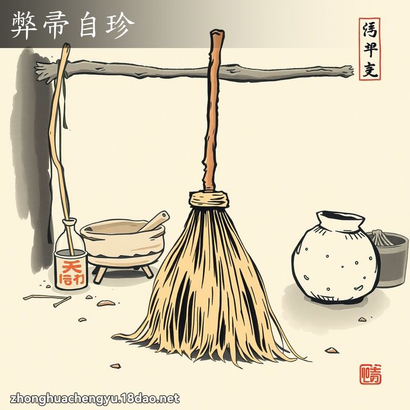 弊帚自珍 配图