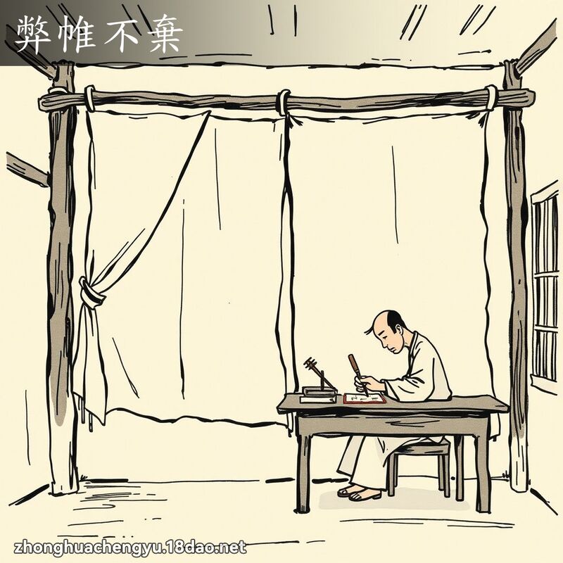 弊帷不棄 配图