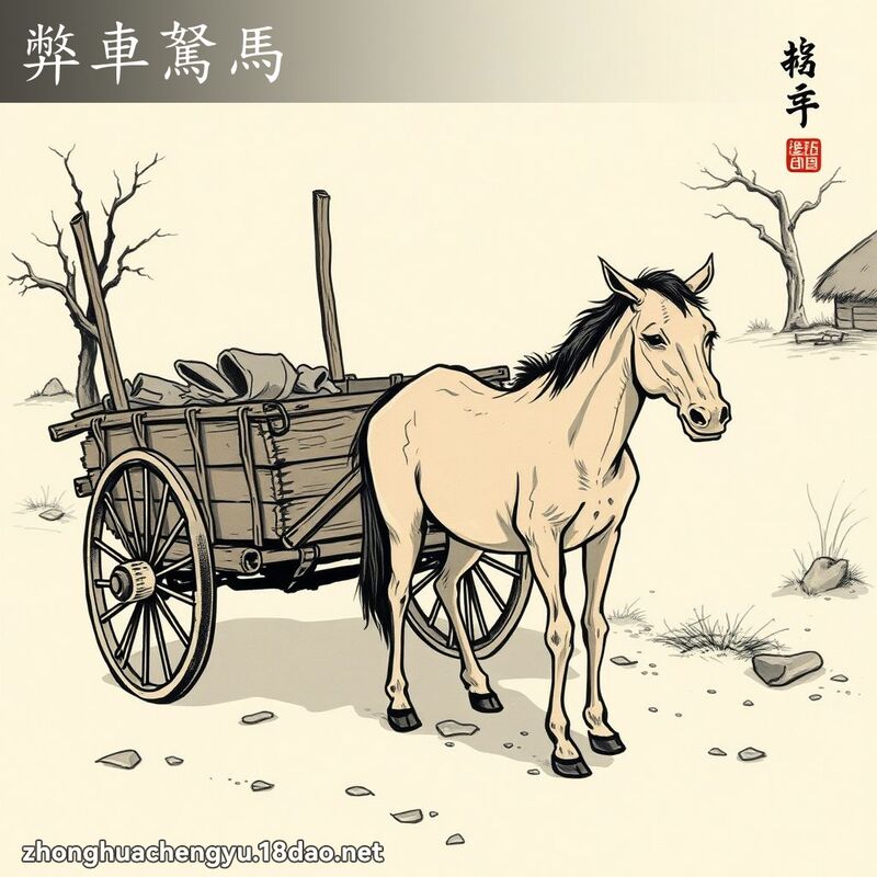 弊車駑馬 配图