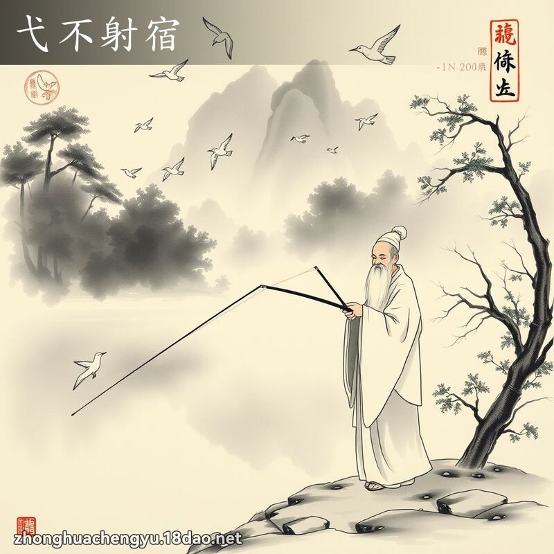 弋不射宿 配图
