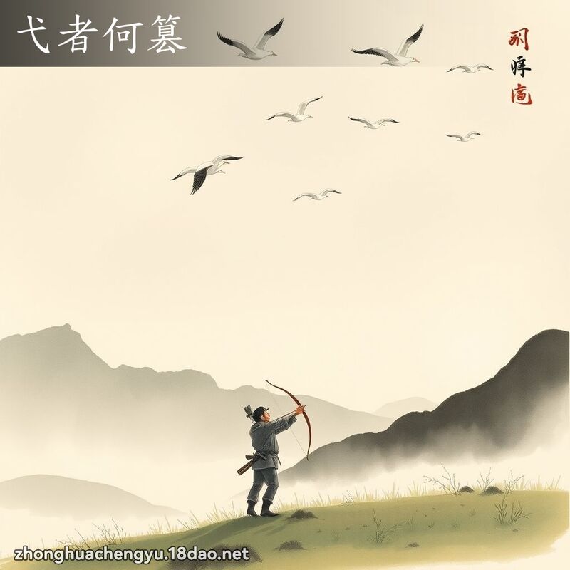弋者何篡 配图