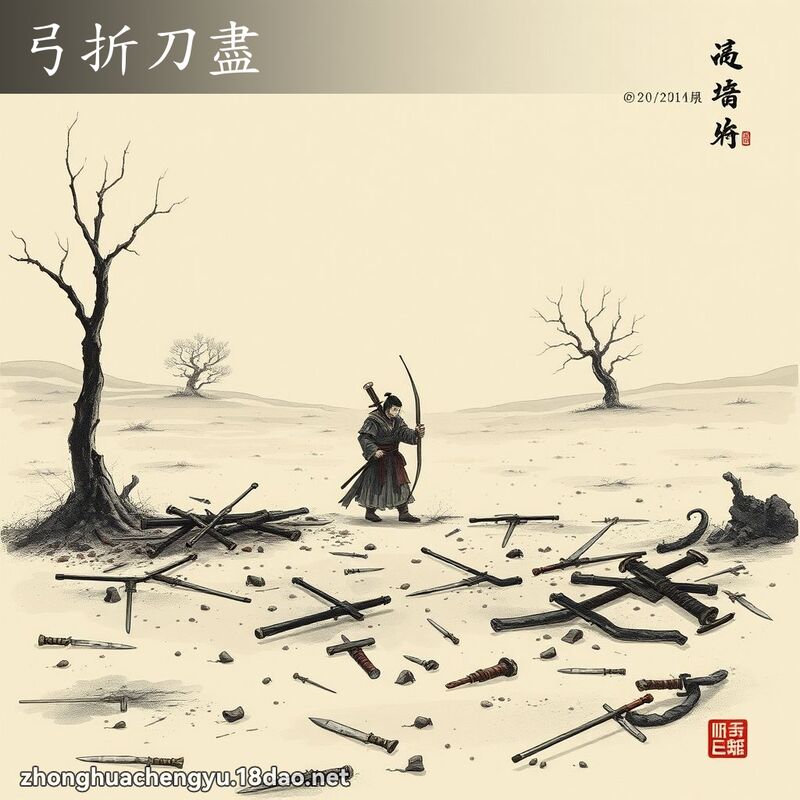 弓折刀盡 配图