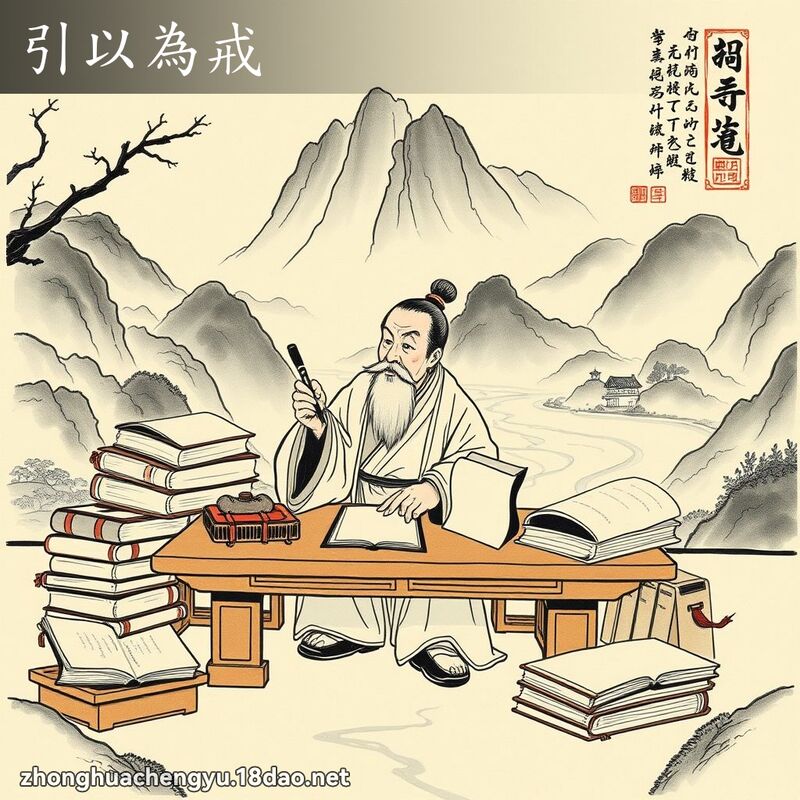 引以為戒 配图