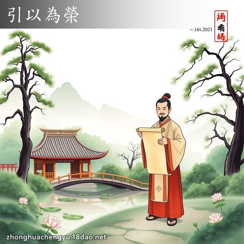 引以為榮 配图