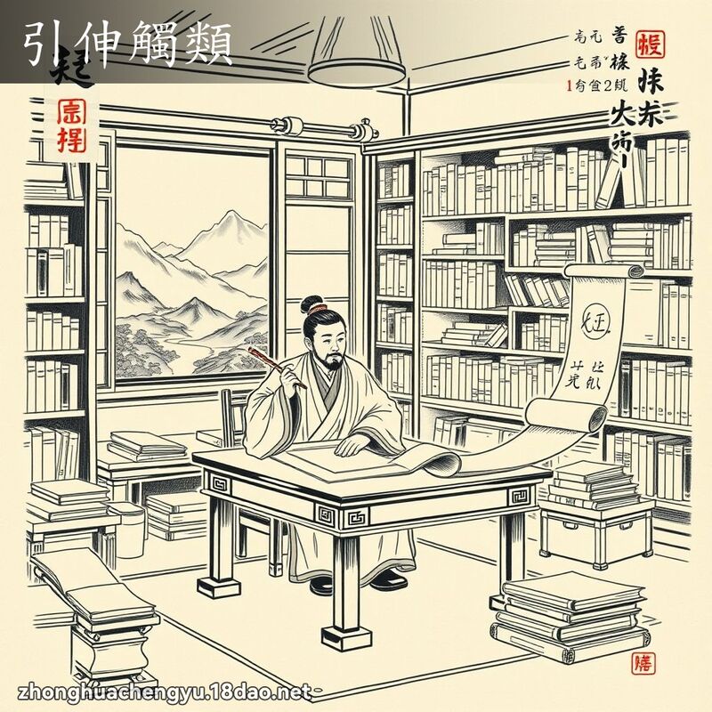 引伸觸類 配图