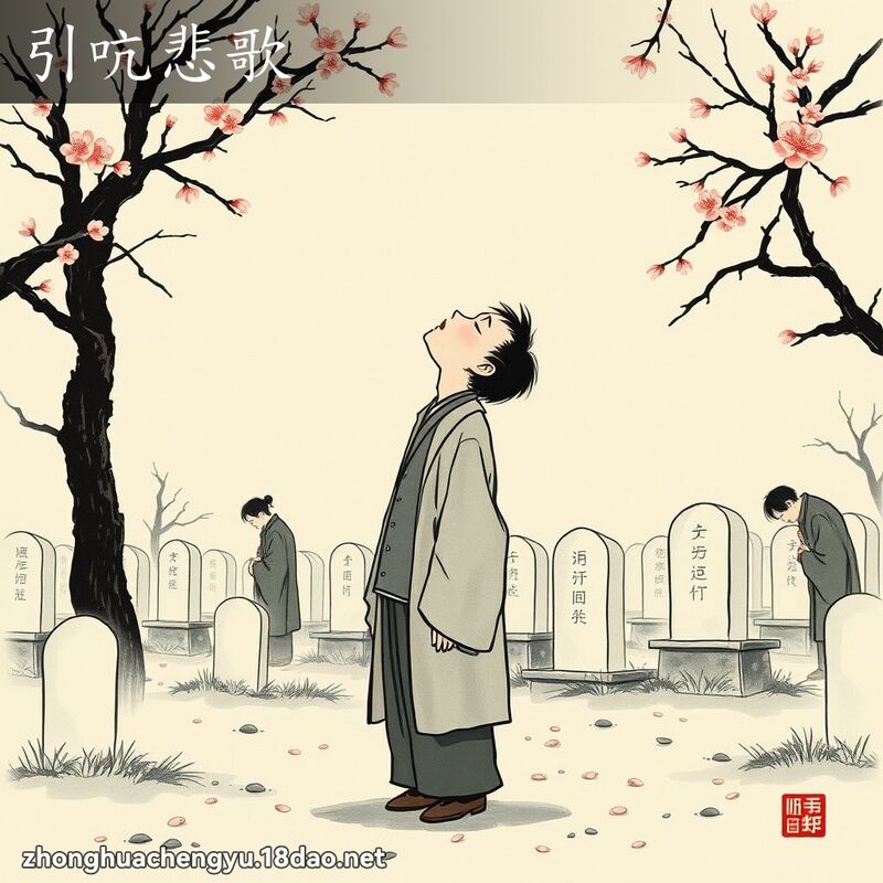 引吭悲歌 配图
