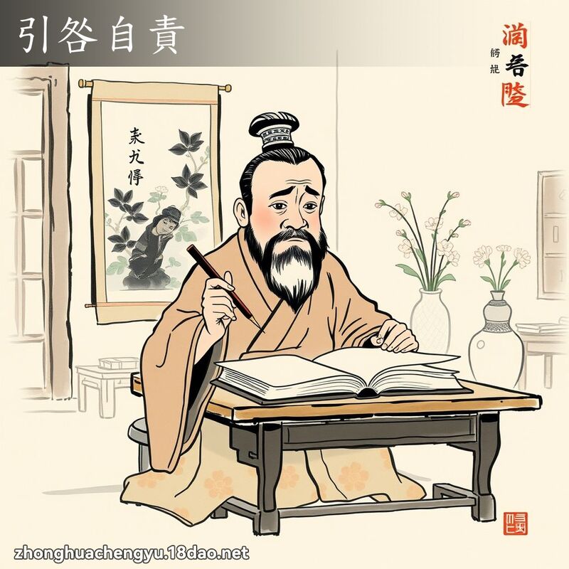 引咎自責 配图