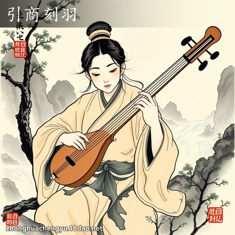 引商刻羽 配图