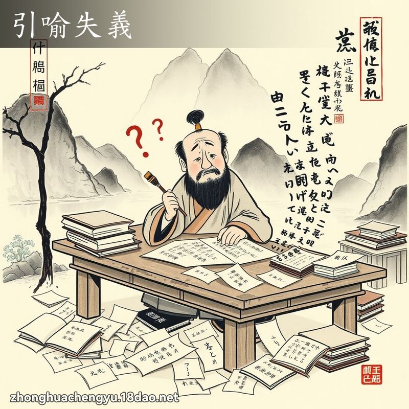 引喻失義 配图
