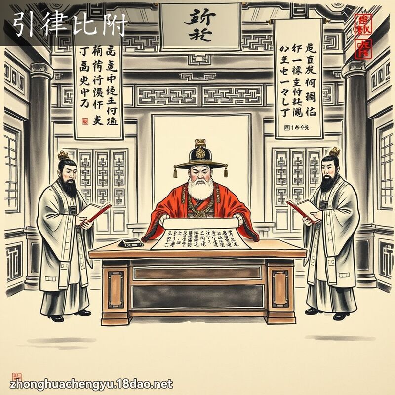 引律比附 配图