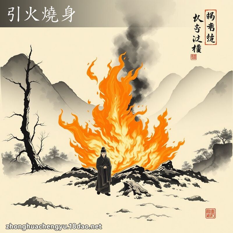 引火燒身 配图
