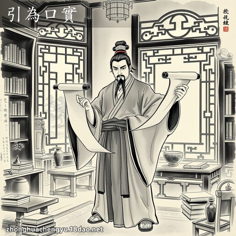 引為口實 配图