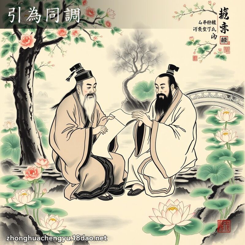 引為同調 配图