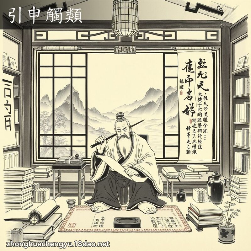引申觸類 配图