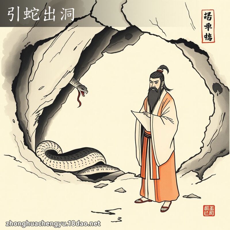 引蛇出洞 配图