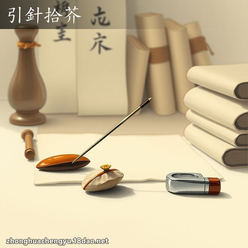 引針拾芥 配图