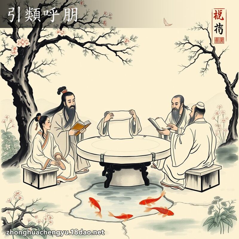 引類呼朋 配图